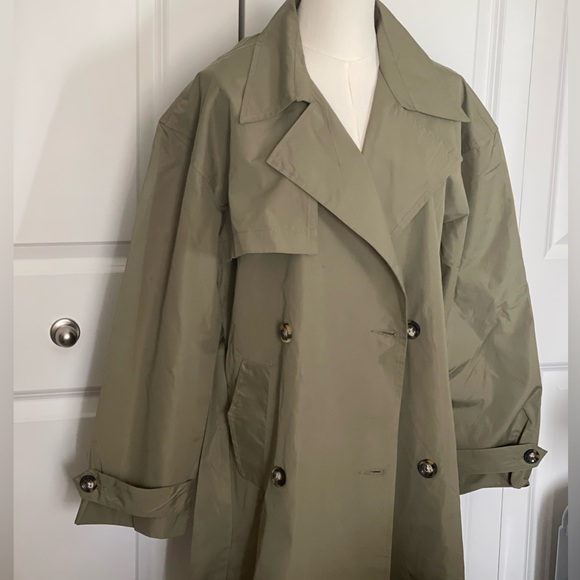 B YOUNG Trench Coat w/ Belt - Picture 6 of 7